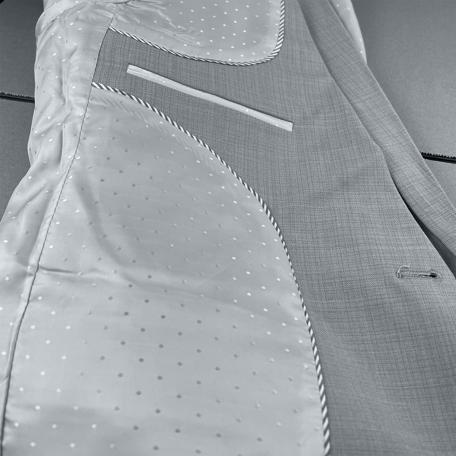 Bộ Suit Xám Nhạt Caro Modern Fit TGS326 #6